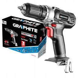 Wkrętarka Wiertarka Akumul 18V Li-ion Led Graphite