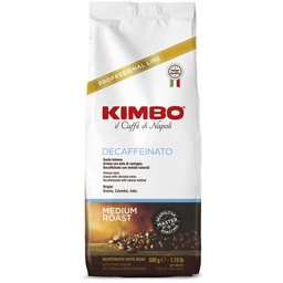 Kawa ziarnista Kimbo Espresso Decaffeinato 500g - bezkofeinowa
