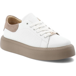 Filippo Białe Sneakersy Sportowe Buty Damskie