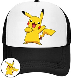 CZAPKA Z DASZKIEM POKEMON PIKACHU DLA DZIECI SIATKA