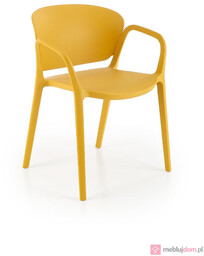 Krzesło K-491 Halmar Musztardowy