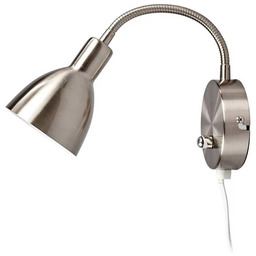Lindby - Amrei Lampa Ścienna Nickel