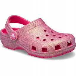 Dziecięce Buty Chodaki Crocs Classic Iridescent Glitter 210986