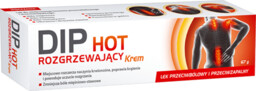 DIP HOT Rozgrzewający krem przeciwbólowy, 67 g