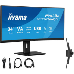 OUTLET Monitor iiyama ProLite XCB3494WQSU-B1 34" Zagięty UWQHD