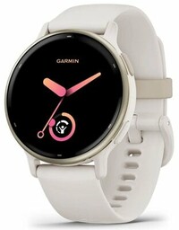 Smartwatch sportowy Garmin Vivoactive 5 Gold Złoty Kremowy