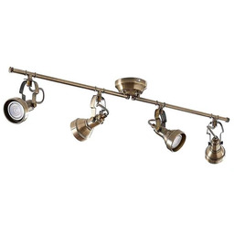 Lindby - Perseas 6 Lampa Sufitowa Antique Brass