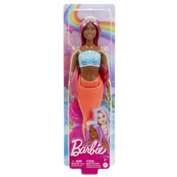 Barbie, Syrenka Lalka Czerwony ogon, dla dzieci 3+