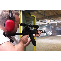 Strzelanie z Kałasznikowa w Białymstoku - Strzelanie