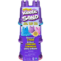Kinetic Sand, piasek kinetyczny Błyszczący zestaw