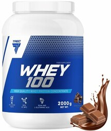 TREC NUTRITION Odżywka białkowa Whey 100 Podwójna czekolada