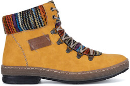 Trzewiki Rieker Z6743-68 Żółty