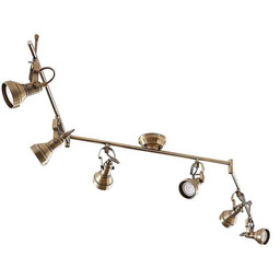 Lindby - Perseas 6 LED Lampa Sufitowa Antique