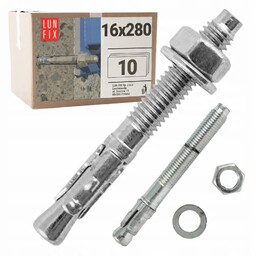 Kotwa do betonu ekspresowa M16 280mm stalowa pierścieniowa