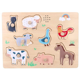 Puzzle dźwiękowe - Farma