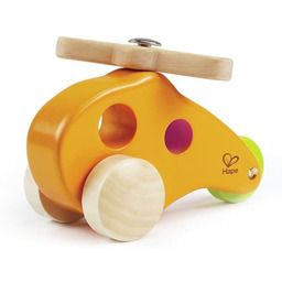 Hape E0051 Little Copter - Wooden Push and