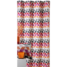 Zasłona pokrowce na meble motywy trójkątne, bambus, 140