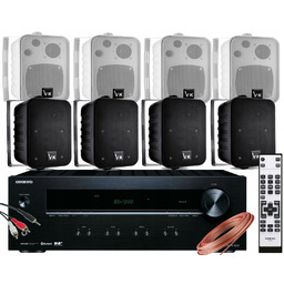 Amplituner Onkyo Naścienny Zestaw Nagłośnienia Kolumny Bluetooth Dab+