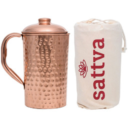 Sattva Miedziany dzbanek tłuczony - 1250ml