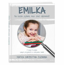 Atlas geograficzny z Twoim zdjęciem dla dziewczynki