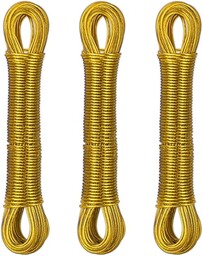 Relaxdays Linka do prania zestaw 3 sztuk, 20