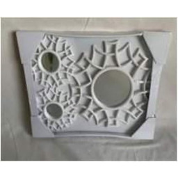 Gicos Import Export Lustro MOG. PL. 3szt Biały