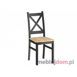 Krzesło CARLO Czarny + dąb złoty craft