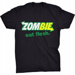 Zombie Eat Flesh Koszulka The Walking Dead Subway