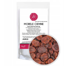 Morela Suszona Naturalna Ciemna 1kg Bez Siarki, Bez