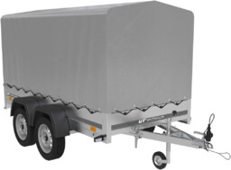 Przyczepka dwuosiowa 264x125 UNITRAILER GARDEN 264/2 KIPP ze