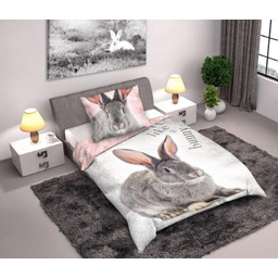 Faro Pościel bawełniana 160x200 Królik