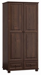 Szafa drewniana 2D nr5 wieszak S90 orzech