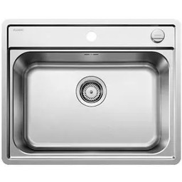 Blanco LEMIS 6-IF 525109 Stalowy Srebrny Zlewozmywak prostokątny