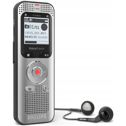 Philips DVT2050 Dyktafon Srebrny 8GB Usb MP3 Stereo