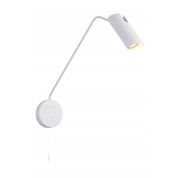 Kinkiet Ścienny Futuro Biały Z Wysięgnikiem Nowoczesny Regulowany