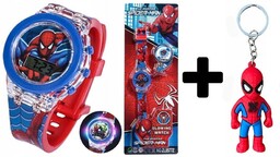 Zegarek El. Dziecięcy Spiderman Dla Chłopca Dzieci Światło