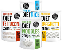DIET-FOOD Makaron konjac zestaw 4 x 200 g