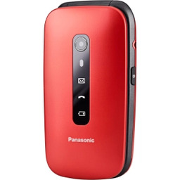 Panasonic KX-TU550 4G 2,8" 1,2Mpix Czerwony Telefon komórkowy