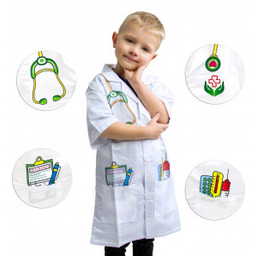 Strój Fartuch Lekarza Doktora Ubranko dla Dzieci