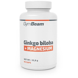 GymBeam Ginkgo Biloba + Magnez 90 kaps