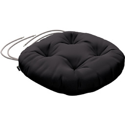 Poduszka na krzesło Adam, black (czarny), fi 37