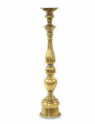 Świecznik metalowy złoty duży 65cm 115951