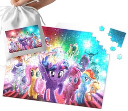 Puzzle - Kucyki Pony Wzory Z Bajek