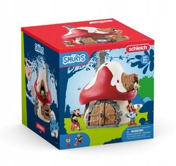 Schleich Domek Smerfów Figurki Papa Smerf Gargamel 20803