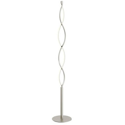Lindby - Auron Lampa Podłogowa Nickel/White