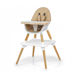 Milly Mally Krzesełko do karmienia 2w1 Malmo Beige