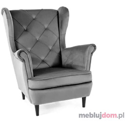 Fotel LADY VELVET Signal Szary