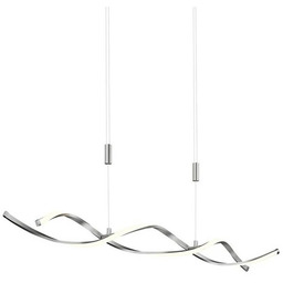 Lindby - Auron Lampa Wisząca Nickel/White