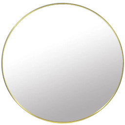 Edinos Złote lustro w aluminiowej ramie 50 cm