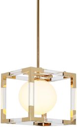 LAMPA WISZĄCA NOWOCZESNA ZŁOTA BOSCO W1 LUMINA DECO